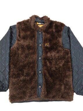 Special Blend Fleece Ski Jacket Liner Mens Sz S, Button In Fleece/Quilted Hybrid